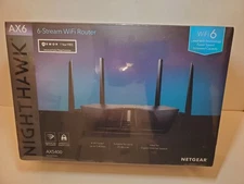 New & Sealed NETGEAR RAX50 Dual-Band AX5400 Wi-Fi 6 Router - RAX50-100NAS 