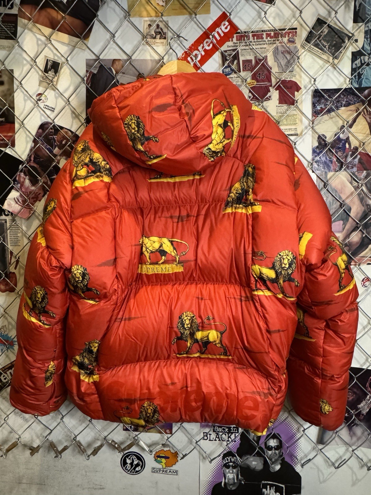 Supreme Featherweight Down Puffer Jacket Lions - … - image 2
