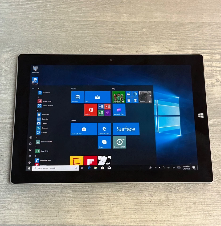 Microsoft Surface 3 1645 1651 64GB/128GB 2GB/4GB Ram X7-Z8700 10.8" Wi-Fi LTE - Image 2 of 4