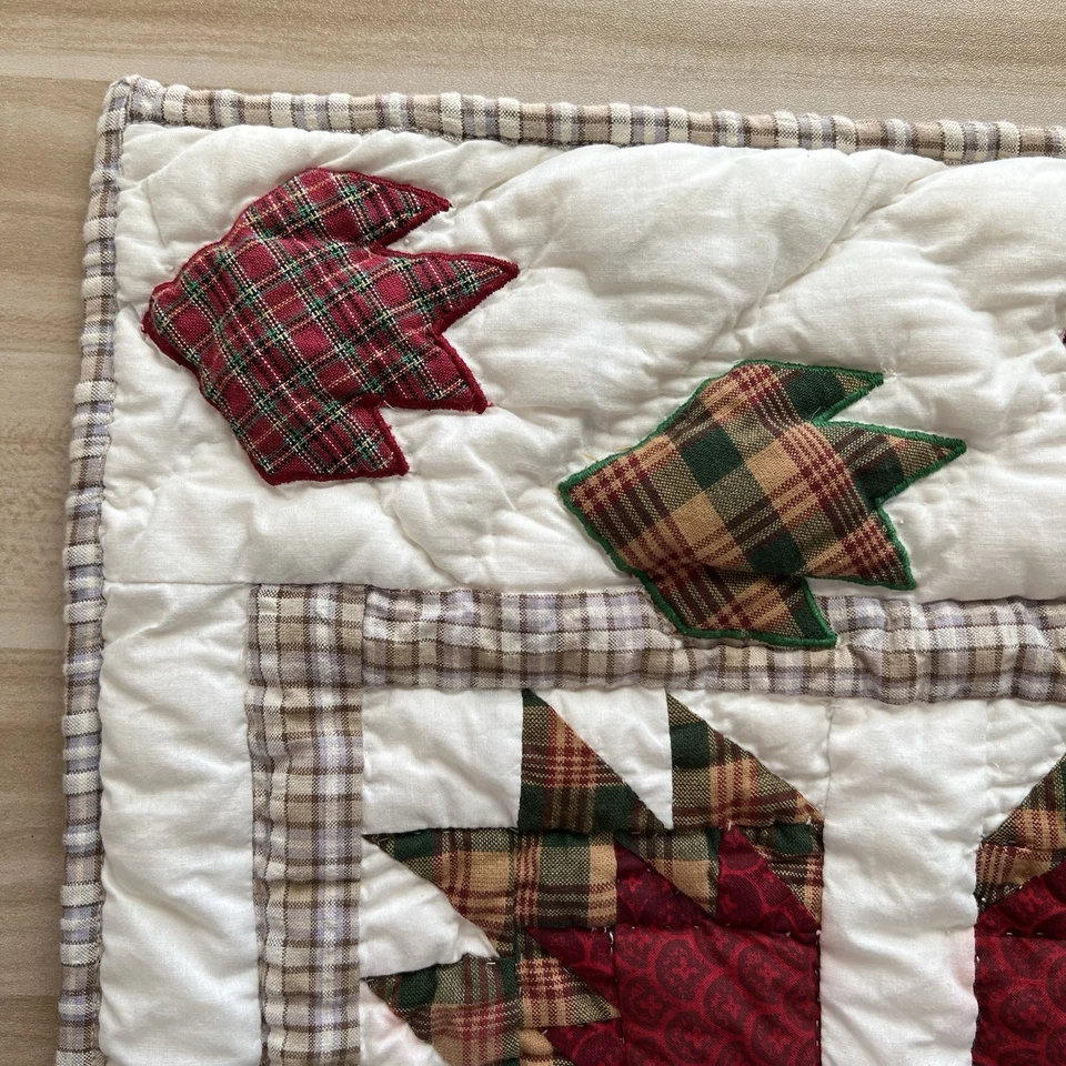 PATCH MAGIC Oso Acolchado ESTÁNDAR Almohada Falsa De Colección Cottagecore Granja DEFECTUOSO Foto 3 de 4