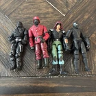 GI Joe 2003 3.75 Inch Figure Lot, Snake Eyes, Zotar Cobra Free Shipping