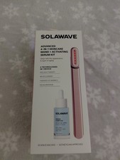 Solawave 4-in-1 Radiant Renewal Skincare Wand with Renew Complex Serum NIB 