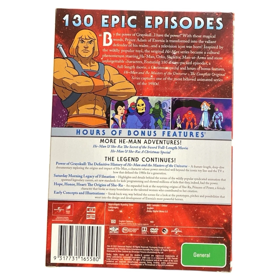 He-Man and the Masters of the Universe Complete Original Series DVD 16 Disc Set - Image 2 of 4