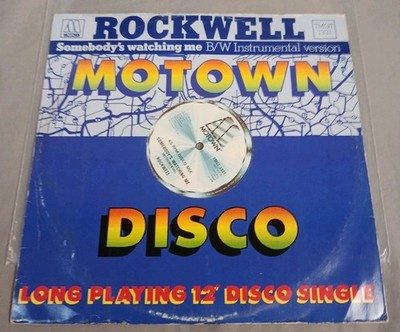 Rockwell Somebody's Watching Me 12'' vinyl UK Motown 1983 TMGT 1331 Motown