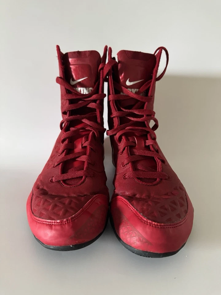 Nike Hombres Talla 9.5 KO Boxeo/MMA Zapatos de Entrenamiento Rojo Universitario/Blanco 839421-600 Foto 2 de 4