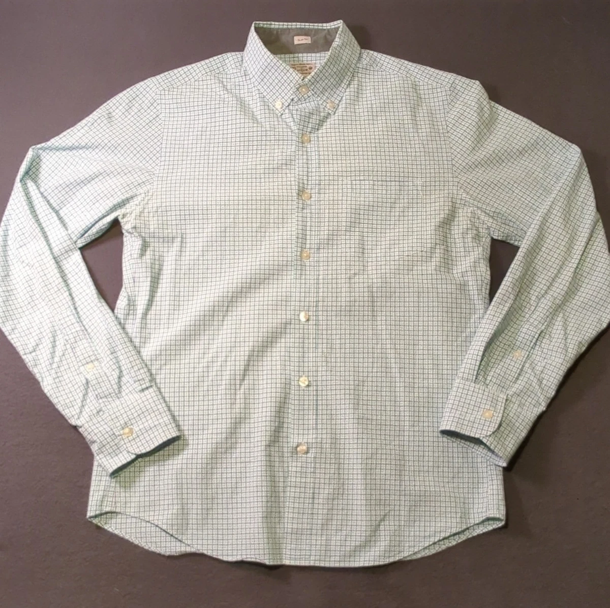 ja white 37.5 dress shirt Thomas Mason Solid White Spread Collar Dress Shirt - Regular Fit