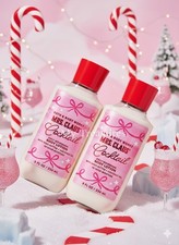 NEW Lot of 2 Bath  Body Works Mrs Claus Cocktail Body Lotion 8 oz