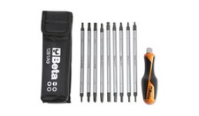 Image of 9 Reversible Screwdrivers 1 Accessory in Case - Beta Tools 1281BG/A9