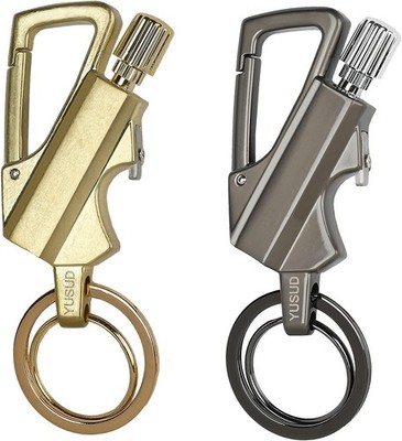YUSUD 2 Pa Permanent Match Infinity Lighter with Multitool Keychain