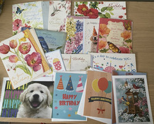 Lot of 50 Birthday Greeting Cards With Envelopes