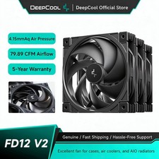 DeepCool FD12 V2 120mm PWM Case Fan 4-Pin High Airflow Quiet PC Cooling Fan