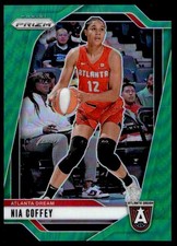 Nia Coffey 2024 Panini Prizm WNBA Green Prizms #71 Atlanta Dream B21B2