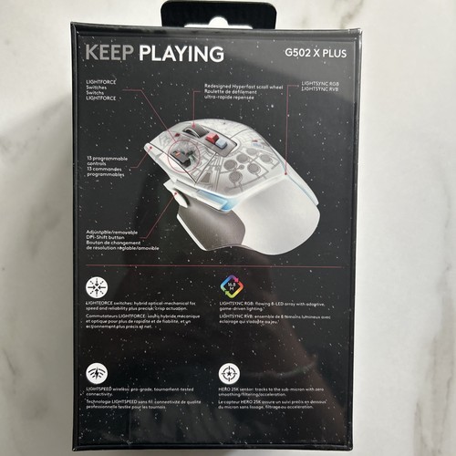 Logitech Star Wars G502 X PLUS Millennium Falcon Edition Gaming Mouse (New) - Picture 2 of 4