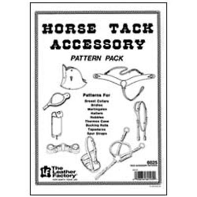 Tandy Leathercraft Horse Tack Accessory Pattern Pack 6025-00