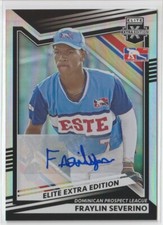 2022 Elite Extra Edition DPL #195 Fraylin Severino Auto Dominican Prospect