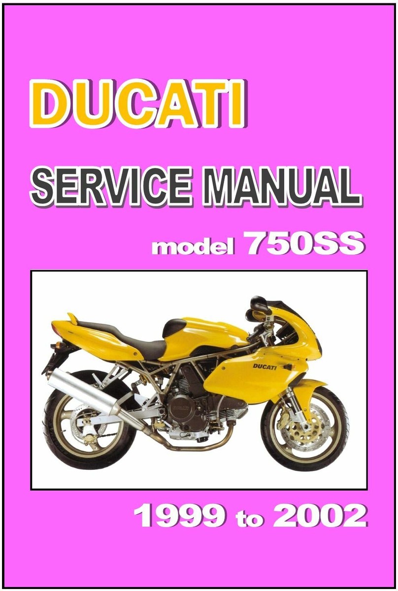 DUCATI Workshop Manual 750SS 750 SS 1999 2000 2001 & 2002 Service
