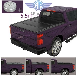 Fit For 2015 2018 Ford F 150 5 5ft Bed Aluminum Lock Hard Tri Fold Tonneau Cover Ebay