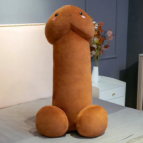 Divertida Almohada Peluche Pene Cojínnovio Amante Creativo Polla Regalo - Imagen 3 de 3