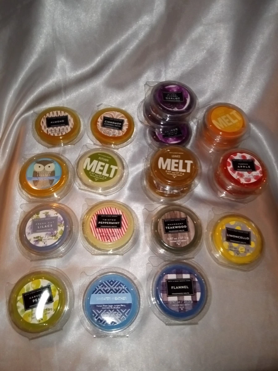 BATH & BODY WORKS ASSORTED SCENTS FRAGRANCE MELTS x 21 WAX MELTS