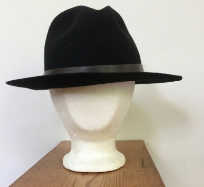 Vintage Country Gentleman Black Wool Leather Band Mens  display picture 3