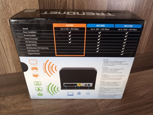 Trendnet TEW-810DR AC750 Dual Band Wireless Router Wi-Fi - Picture 2 of 3