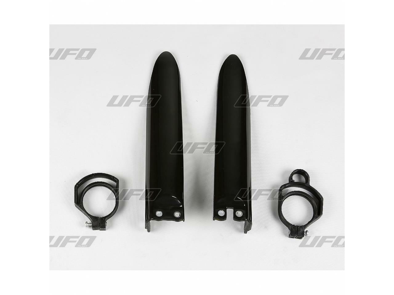 Protège-fourche UFO noir KX85 KAWASAKI évite les fuites de joint spi