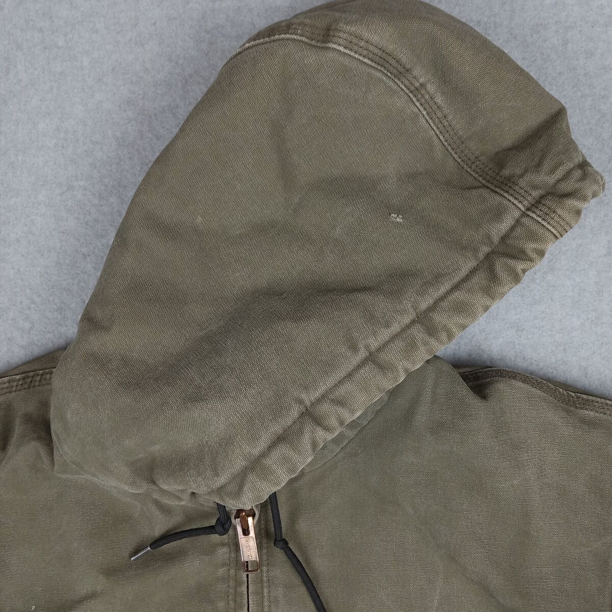 Carhartt Jacket J130 ARG Mens XLT Tall Army Green Hood Carhartt Jacket J130 ARG Mens XLT Tall Army Green Hood
