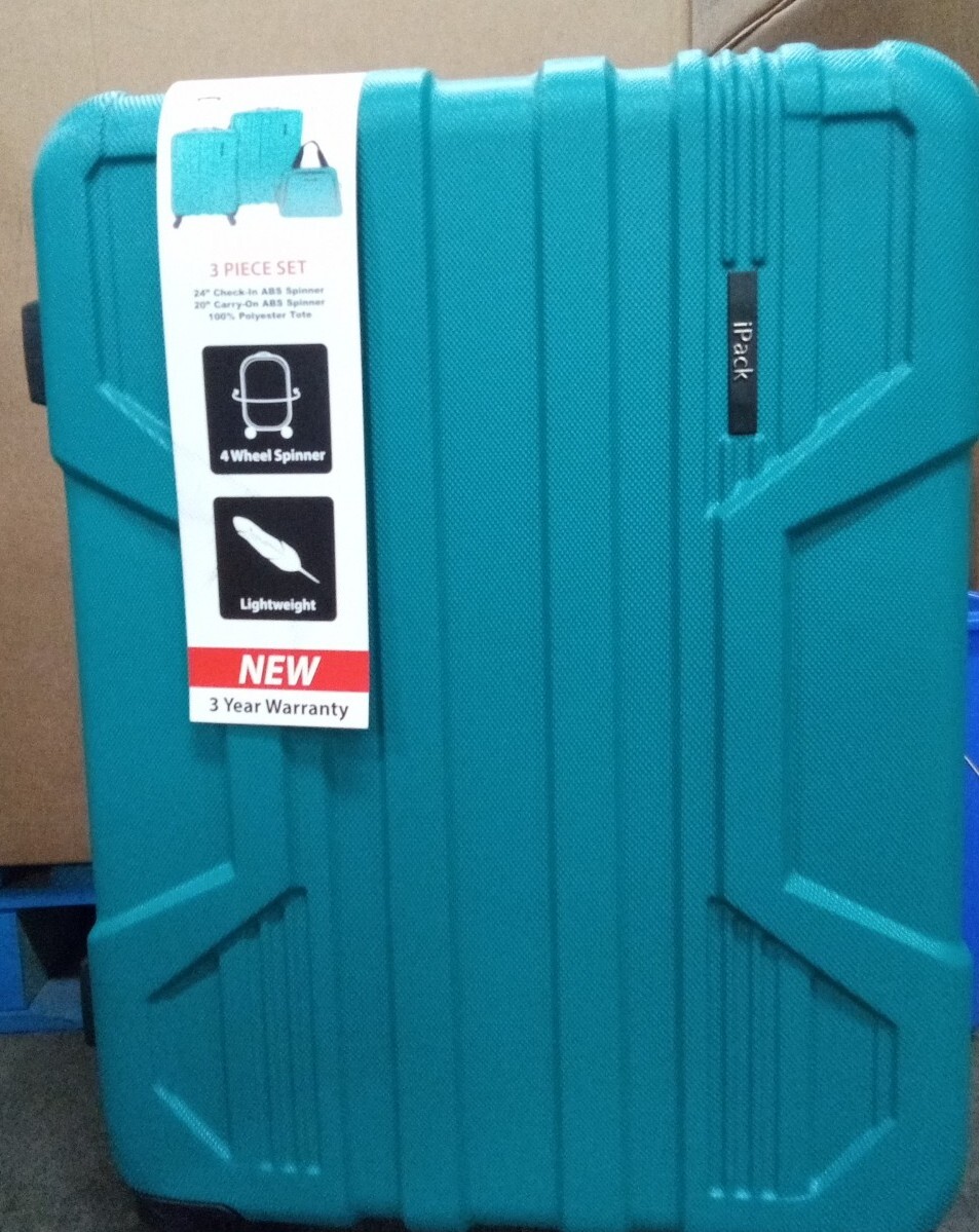 Ipack Impact 3pc Luggage Set 117dfp 