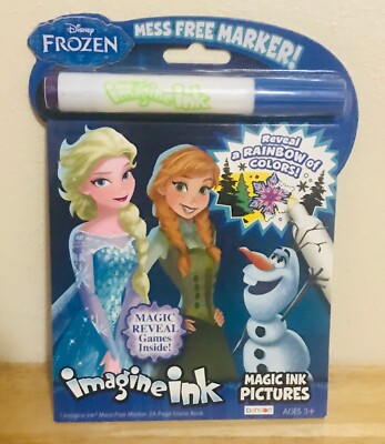 Disney Frozen Imagine Ink Bendon Activity Book with Marker Mess Free