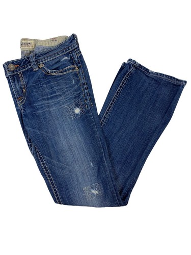 Mek Denim Jeans Buckle Blue Frisco Boot 