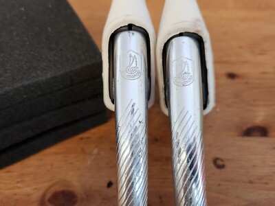 Jeu de levier de frein vintage Campagnolo C-Record Cobalto blanc 1ère