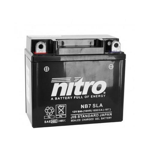 Batterie NB7 Nitro SLA 12v 8ah pour résoudre les pannes de démarrage