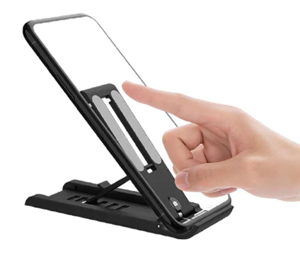Adjustable Foldable Phone/Tablet Stand – Universal Desktop Kickstand Holder