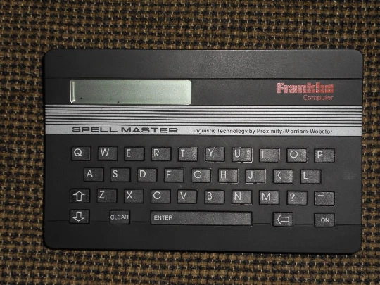Винтажная электронная проверка орфографии Franklin Spell Master компьютерная модель SA-103 - Изображение 2 из 4