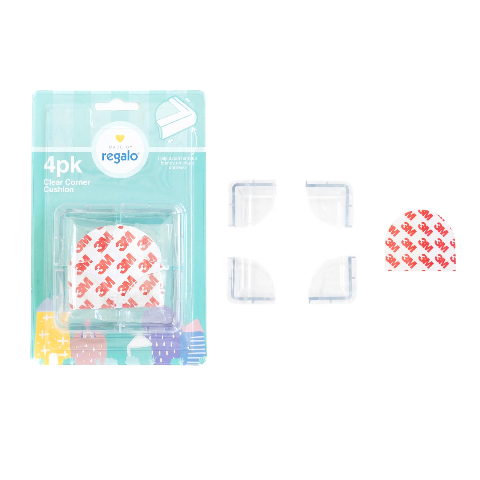 Home Safety Corner Cushion 4pk, Award-Winning Brand, Babyproofing Essential, ...