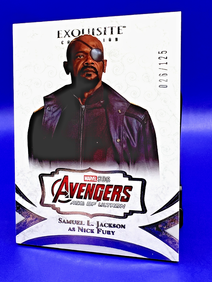 2021 UD Marvel Black Diamond 2020 Exquisite #41 Samuel L Jackson