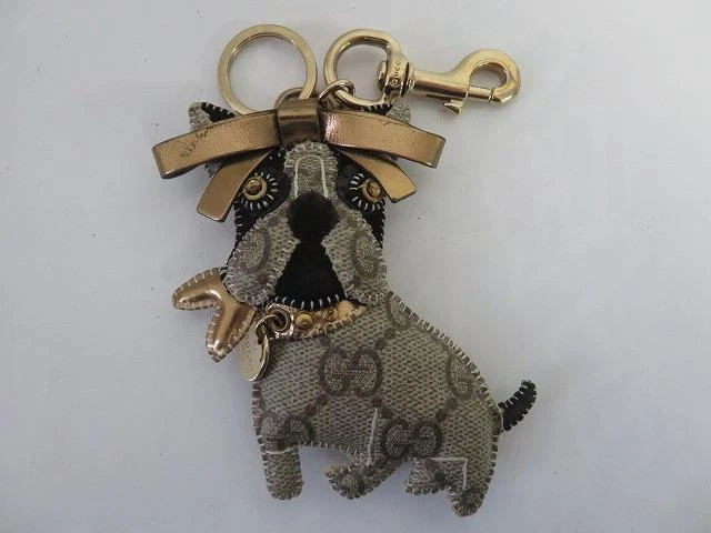 Gucci Dog Key Bag Charm