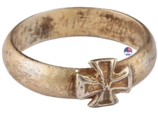 German empire WW1 Iron Cross Gold Ring God with us WWI Gott mit uns Germany Army