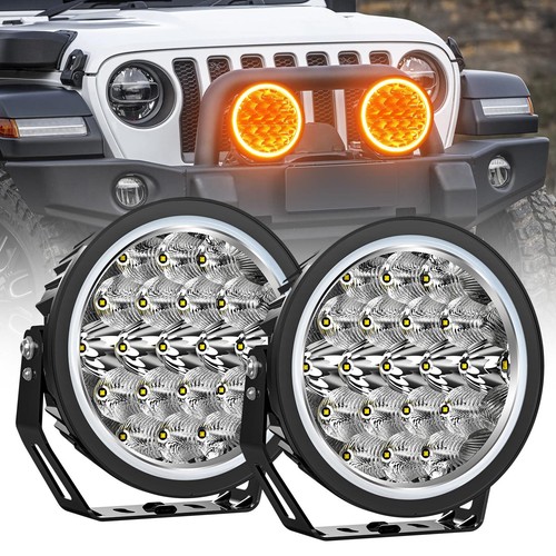 Colight 9 inch Round LED Work Light Offroad Driving Fog Lamp Pods Super Bright - Picture 5 of 22