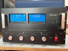 McIntosh MC2500 Stereo Power Amplifier Used W...