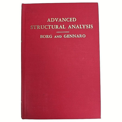 Advanced Structural Analysis Borg Gennaro Van Nostrand Civil Eng 1960 Book Vtg