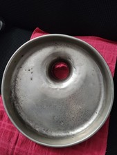 Hobart(?) Commercial Meat Grinder Steel Feed Pan 12.5" Basin 2.5" Neck 