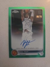 Kok Yat 2022-23 Topps Chrome OTE Overtime Elite Autographs Green #CA-KY2  06/75