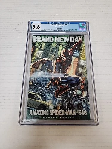 2008 Marvel Comics Amazing Spider-Man 546 CGC 9.6 WP Bryan Hitch Variant