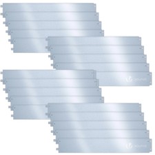 VOUNOT? 20M Galvanised Steel Lawn Edging, Metal Garden Edging Landscape Border,