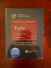 Torts CASES AND MATERIALS 15th EDITION - VICT...