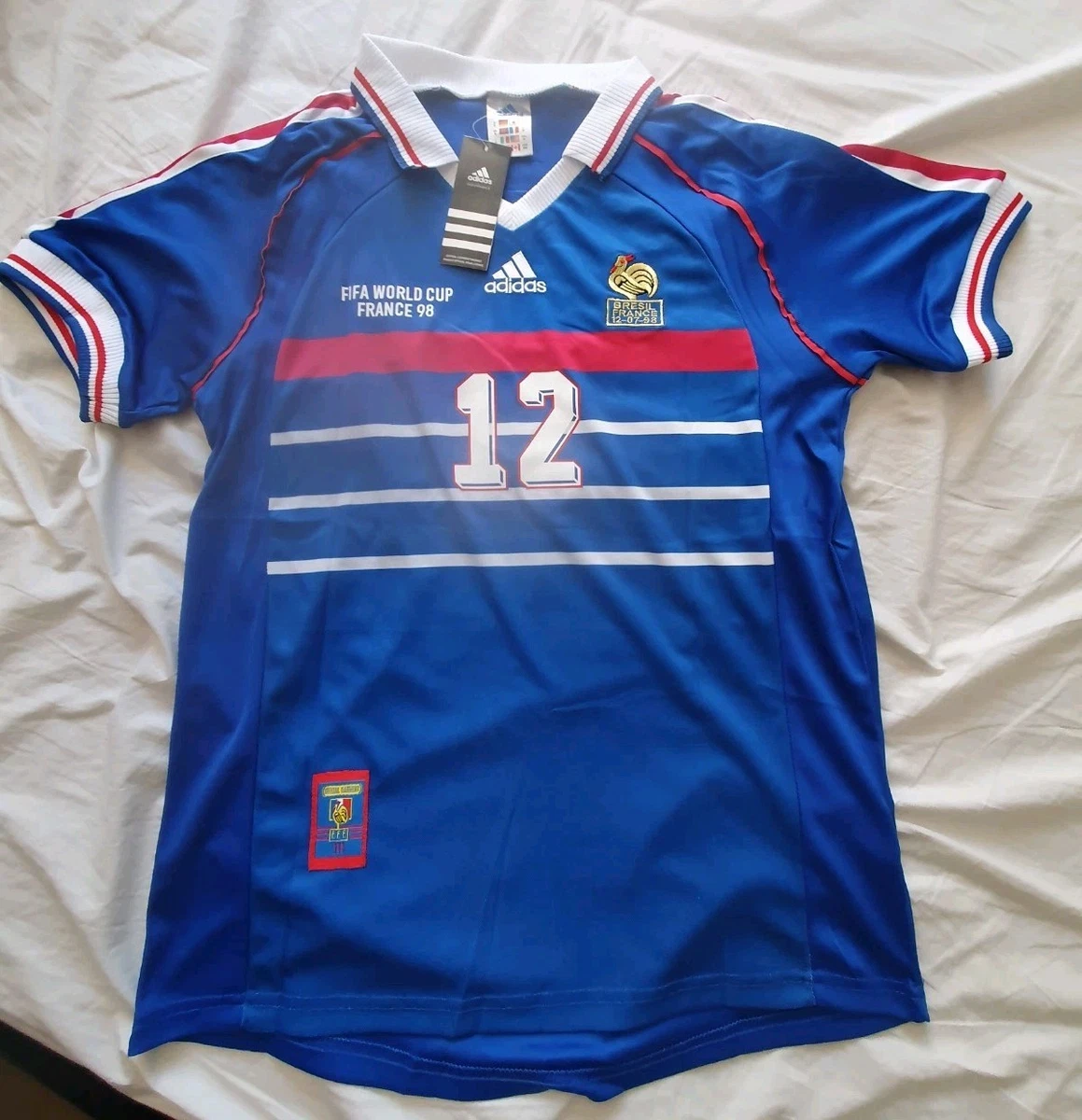 Maillot Vintage Coupe De France TF1 #5 – Adidas Taille L – Longues Manches