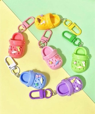 Mini Croc Sandal Bag Charm/Keychain