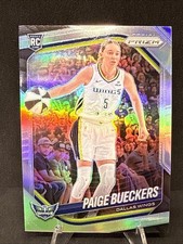 2025 Panini WNBA Prizm Basketball Paige Bueckers 5 True Silver Prizm RC Wings