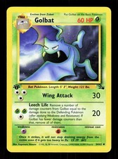 Golbat 34/62 Uncommon Fossil Pokemon 1st Edition LP on eBay